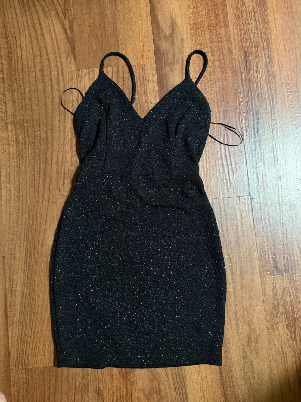Windsor Black Sparkle Mini Dress